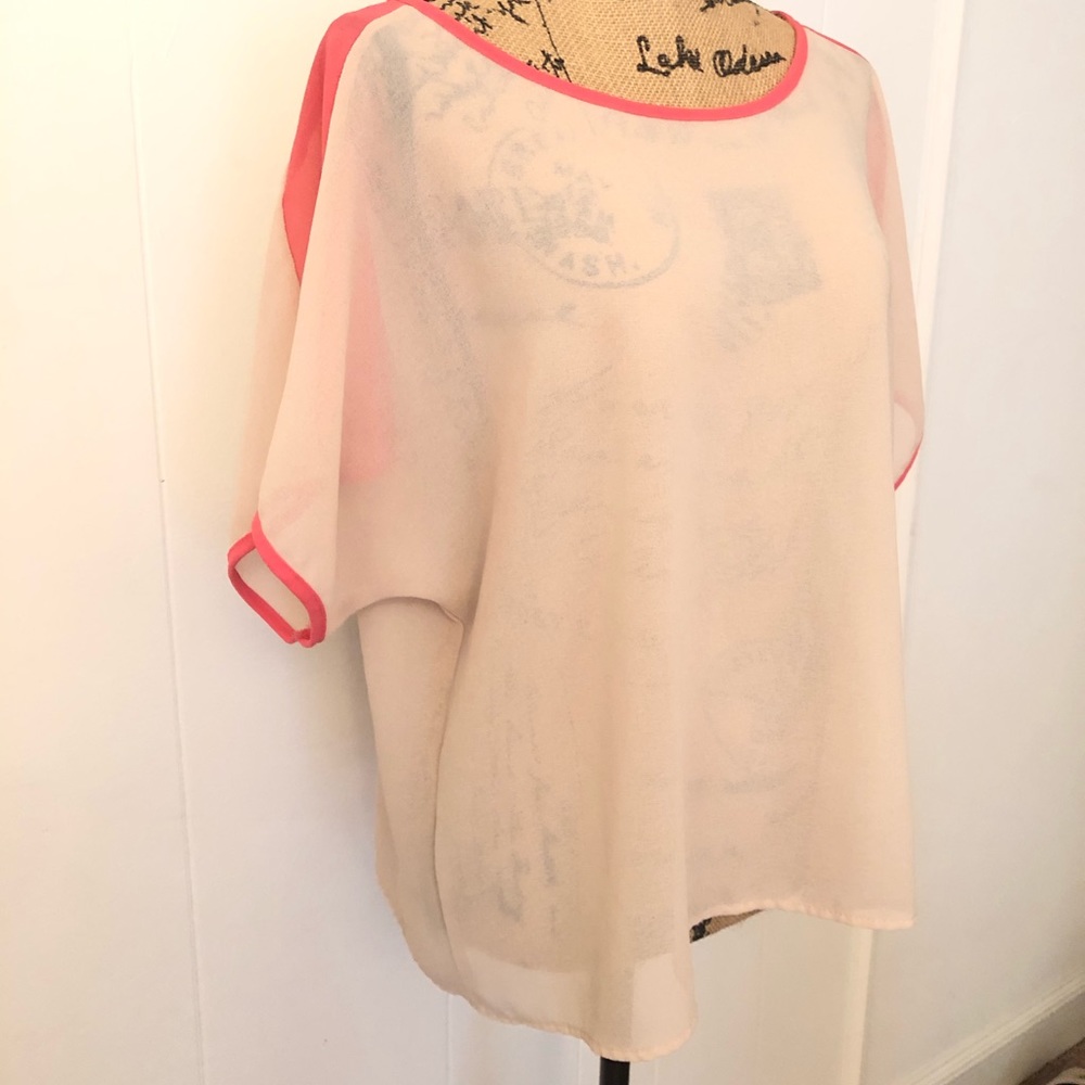 Make an Offer! Med Nude/Coral Top